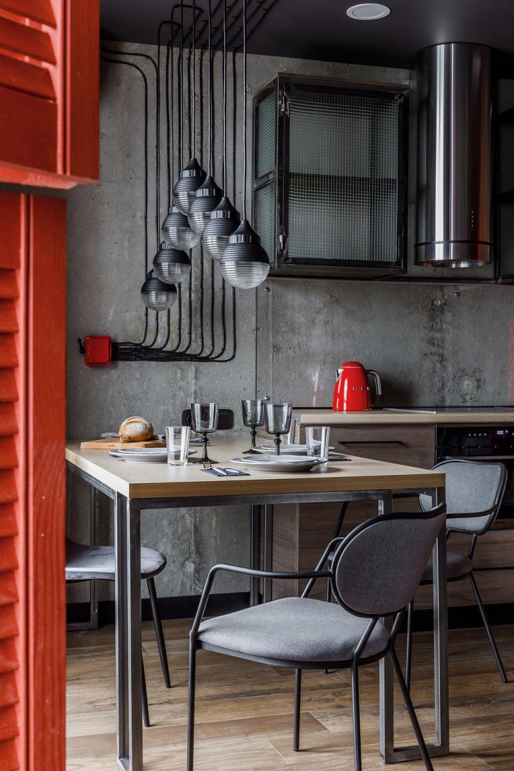 Studio 43 m2, Krasnodar - design d'intérieur