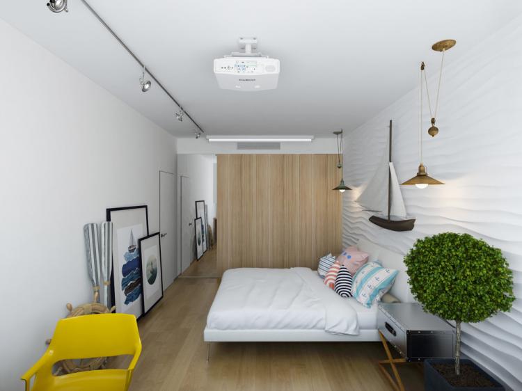 Appartement dans un style nautique - design d'intérieur