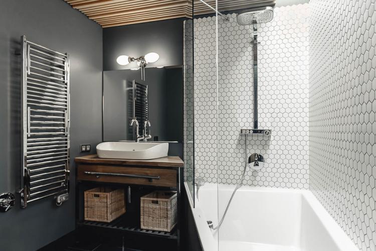 Appartement style loft, 78 m². - Design d'intérieur