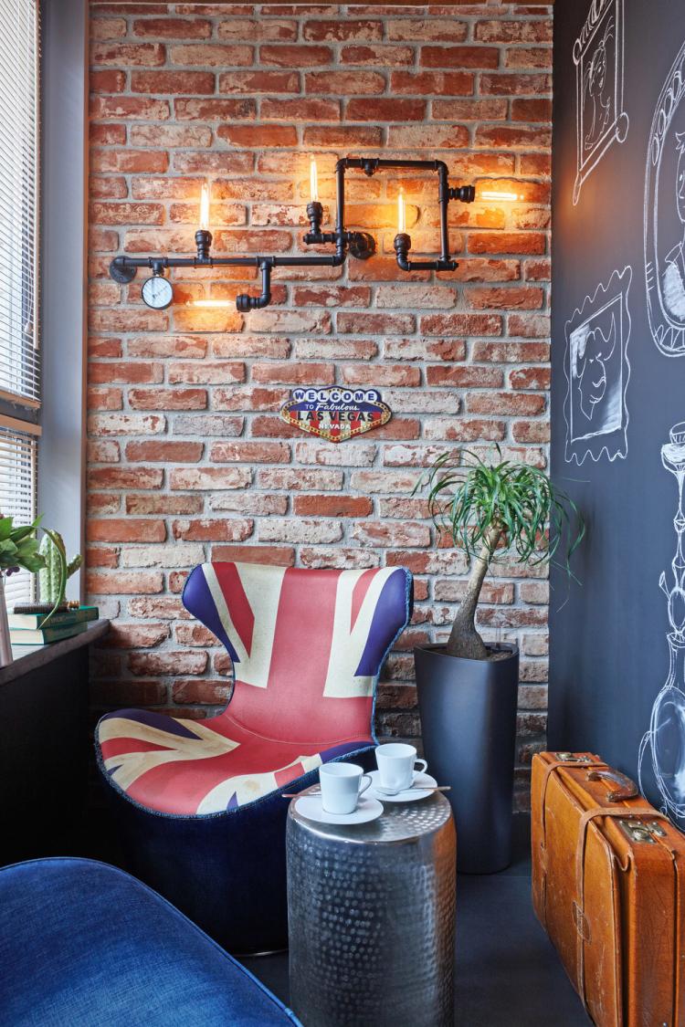 Appartement de style loft, Melnikovo - design d'intérieur