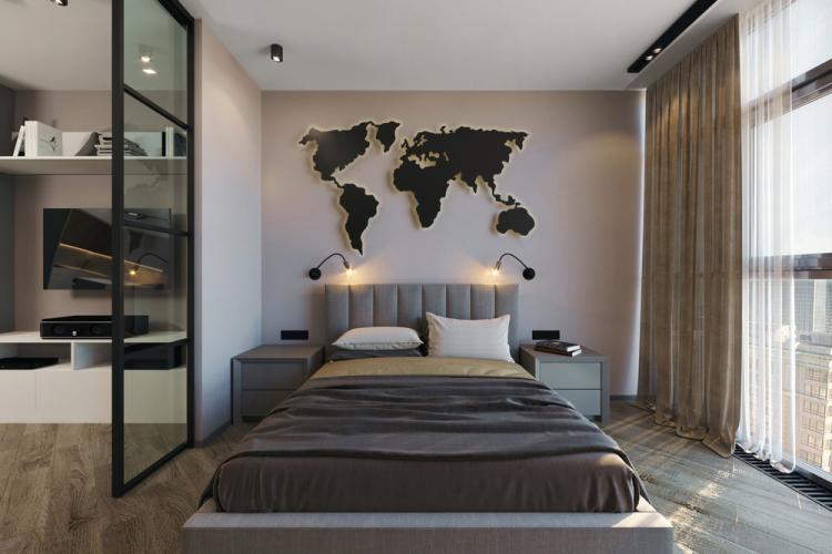 Appartement dans le complexe résidentiel Sky Skolkovo - design d'intérieur