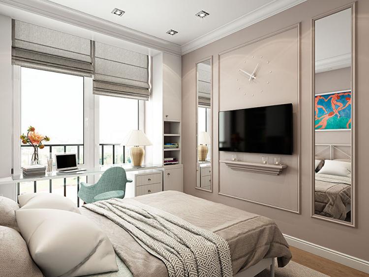 Appartement dans le complexe résidentiel Smolny Park - design d'intérieur