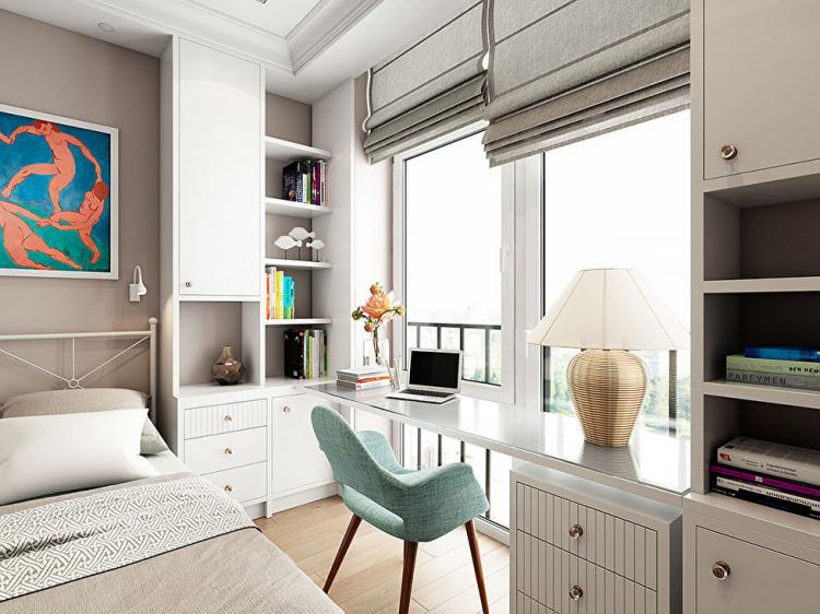 Appartement dans le complexe résidentiel Smolny Park - design d'intérieur