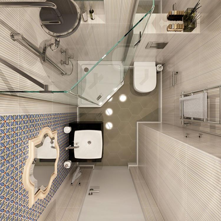 Appartement dans complexe résidentiel Smolny Park - design d'intérieur