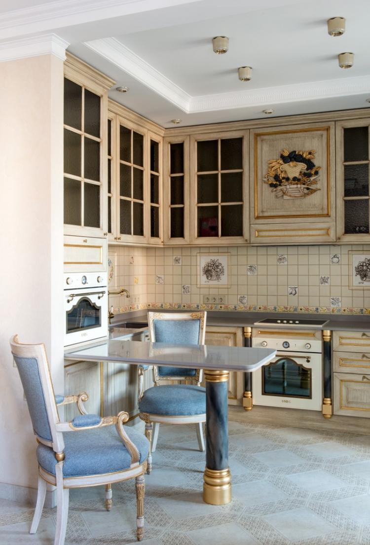 Appartement dans le complexe résidentiel Solovinaya Roscha, 120 m2 - design d'intérieur