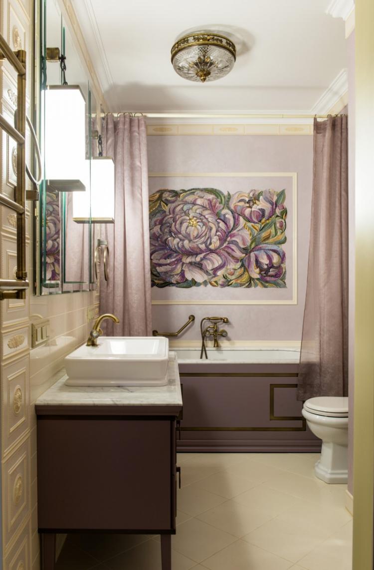 Appartement dans le complexe résidentiel Solovinaya Roscha, 120 m2 - design d'intérieur