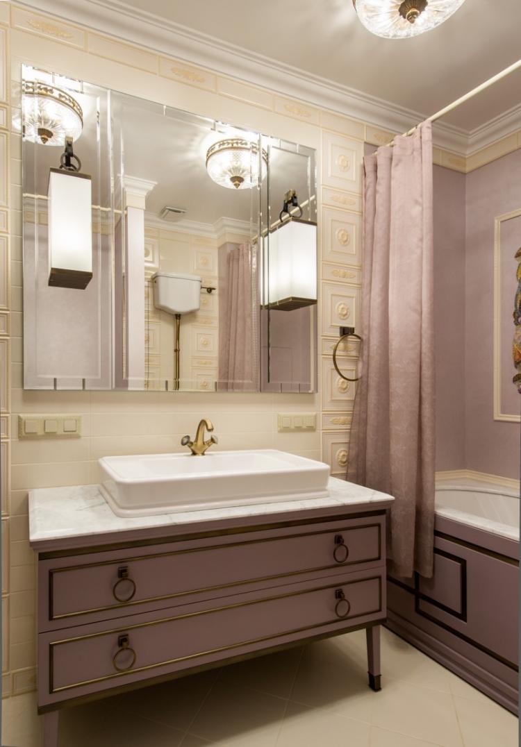 Appartement dans le complexe résidentiel Solovinaya Roscha, 120 m2 - design d'intérieur