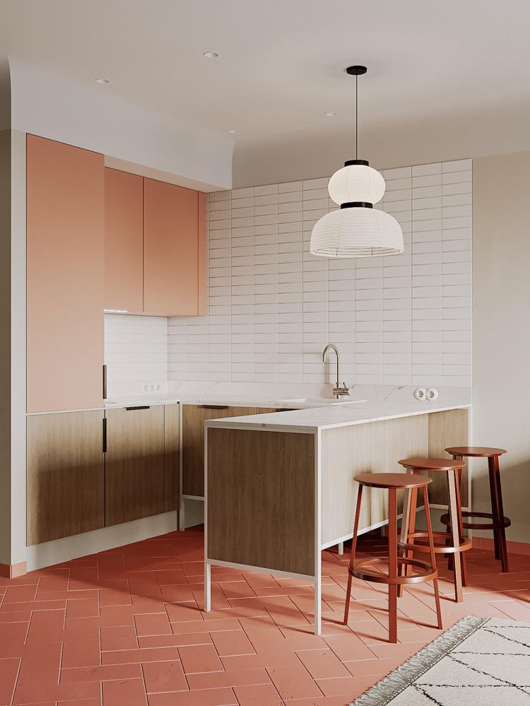 Appartement motifs sud - design d'intérieur