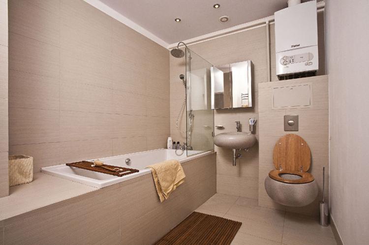 Appartement vivant dans le style loft - design d'intérieur