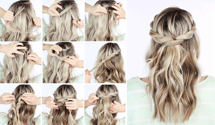 Tangled Malvinka sans bandes élastiques - Coiffures faciles pour tous les jours