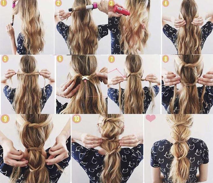 Noeud - Coiffures faciles pour tous les jours