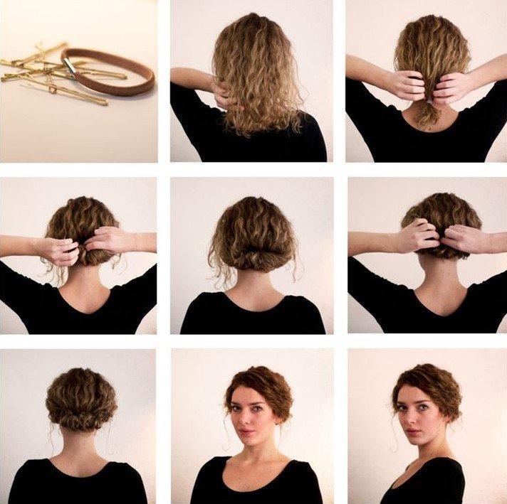 Petit chignon de tous les jours - Coiffures faciles à l'école pour vous-même en 5 minutes