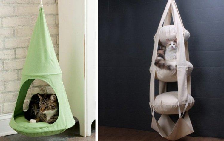 Lit de chat suspendu bricolage