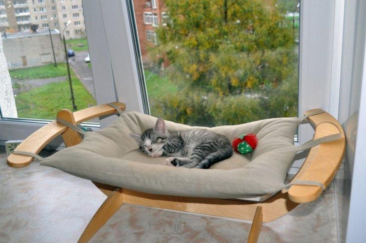 Lit pour chat à faire soi-même - photos et idées