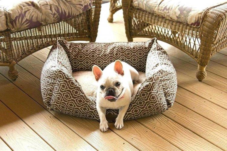 Lit pour chien à faire soi-même - photos et idées