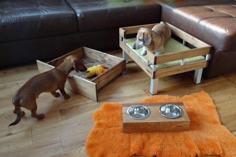 Lit pour chien à faire soi-même - photos et idées