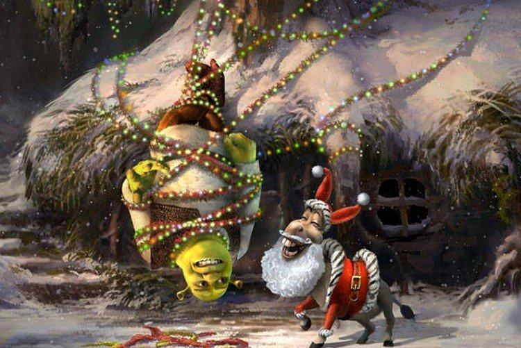 Shrek frost green nose - Les meilleurs dessins animés de Noël pour les enfants