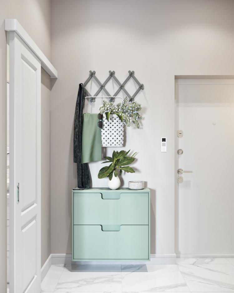 Petit appartement dans un style marin, Moscou - design d'intérieur