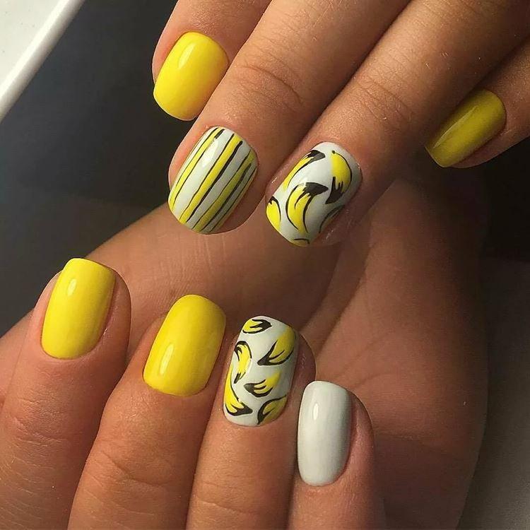 Manucure d'été pour ongles courts 2020