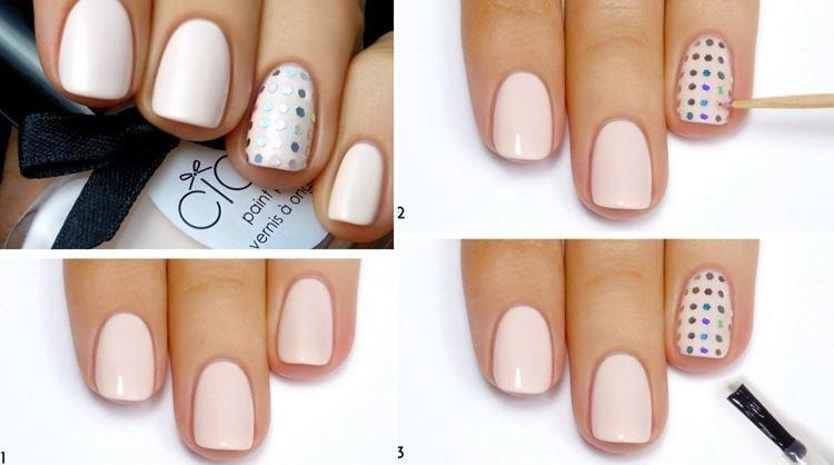 Manucure légère pour ongles courts 2020