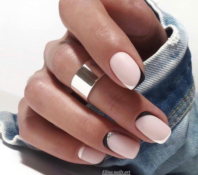 French - Manucure pour ongles courts 2021