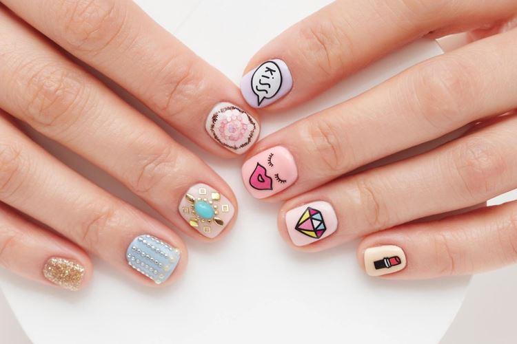 Manucure pour ongles courts : belles idées (70 photos)