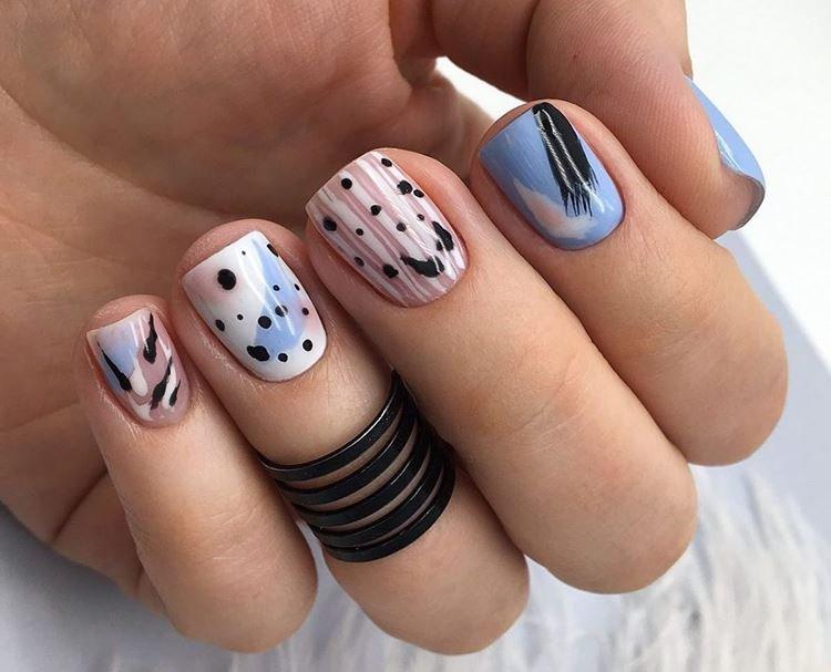 Manucure pour ongles courts - tendances de la mode