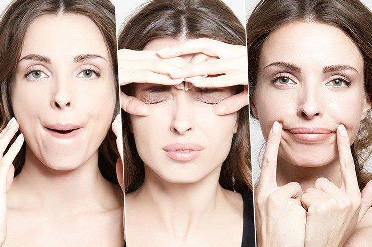 Massage du visage mimique