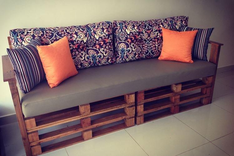 Canapé - Photos et idées de meubles de palettes bricolage