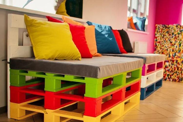 Canapé - Photos et idées de meubles de palettes bricolage