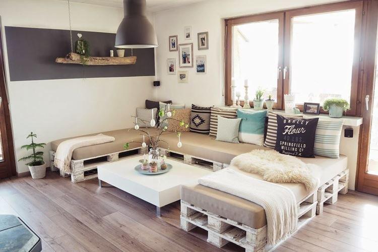 Canapé - Photos et idées de meubles de palettes bricolage