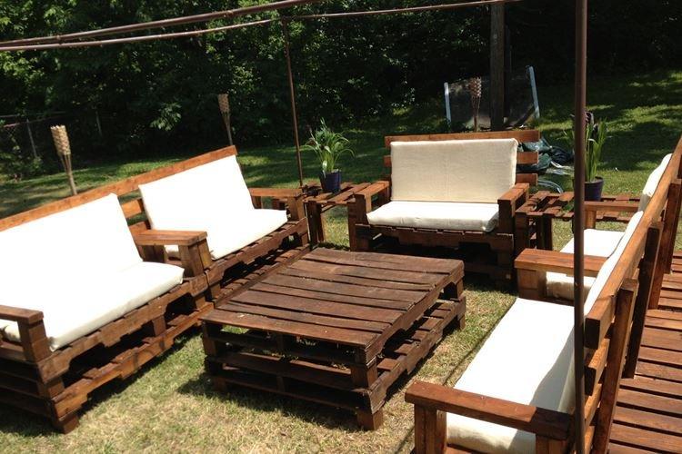 Meubles de jardin pour une résidence d'été - Photos et idées de meubles de palette bricolage