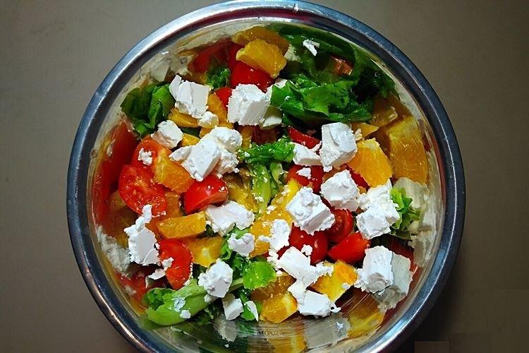 Salade aux oranges et feta - salades pour le nouvel an 2021