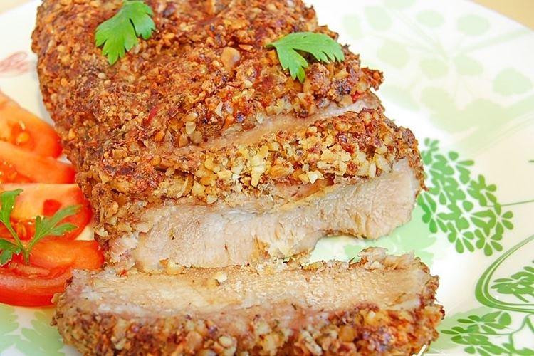 Porc pané aux noix - plats chauds pour le nouvel an 2021