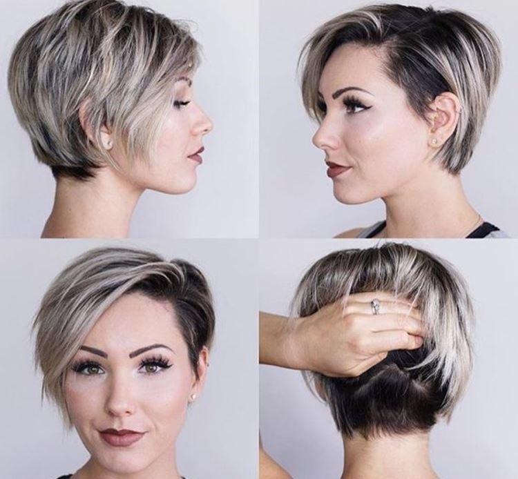 Frange latérale - Coupes de cheveux pour femmes à la mode 2020 pour cheveux courts