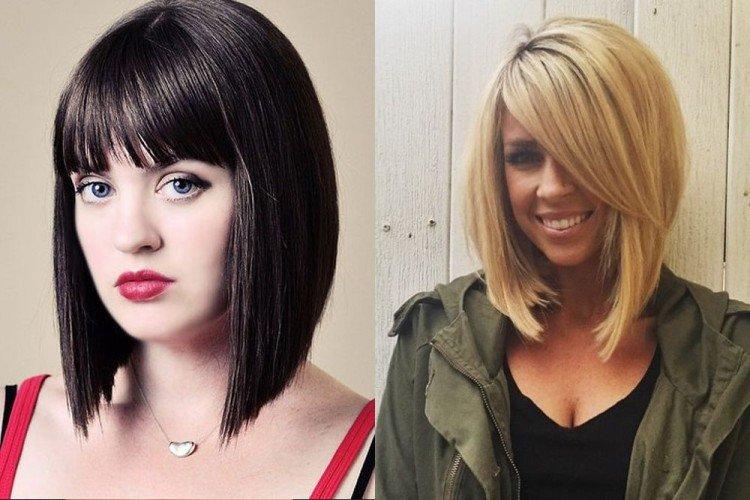 Long bob - Coupes de cheveux femme 2021 pour cheveux mi-longs avec frange