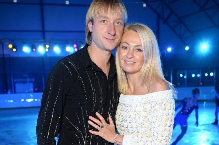 Yana Rudkovskaya et Evgeni Plushenko