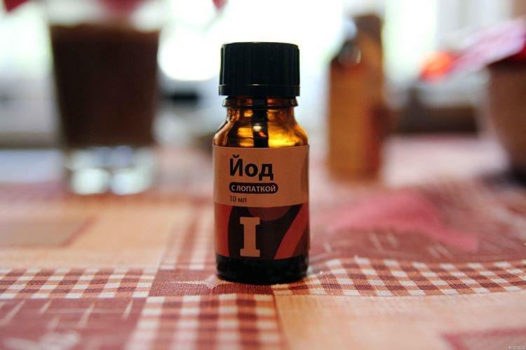 Iode - Remèdes populaires contre l'oïdium sur les groseilles