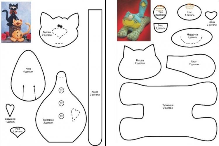 Moustache rayé - Peluches DIY