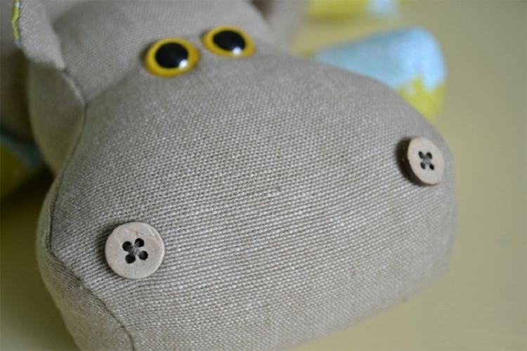 Bébé hippopotame - Bricolage peluches