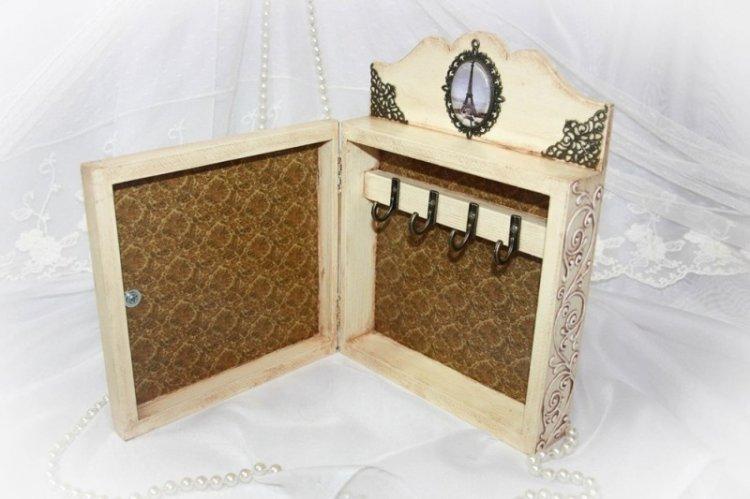 Garde-clés fermé - Garde-clés mural bricolage pour le couloir