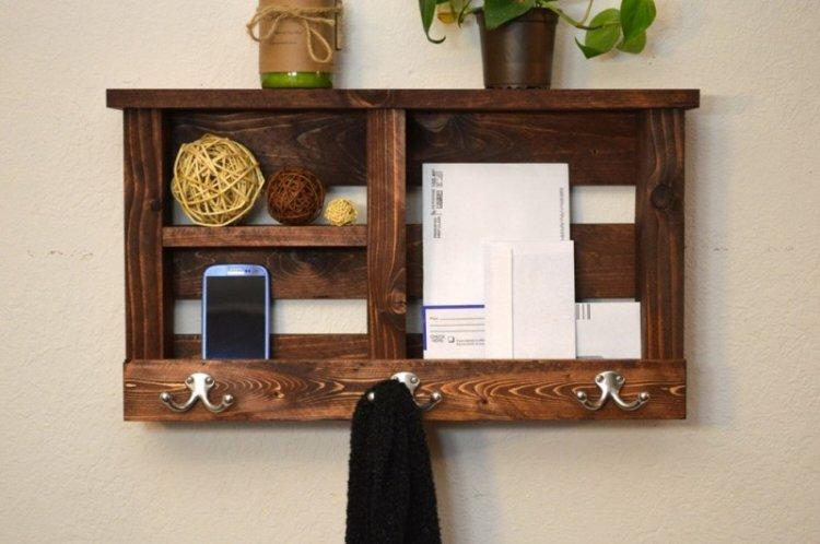 Porte-clés organisateur - Porte-clés mural bricolage pour le couloir