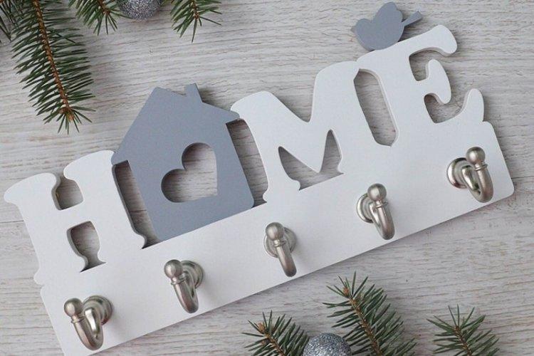 Porte-clés mural à faire soi-même pour le couloir - photo