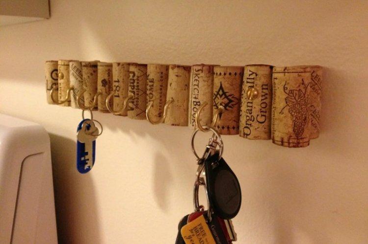 Porte-clés mural à faire soi-même pour le couloir - photo
