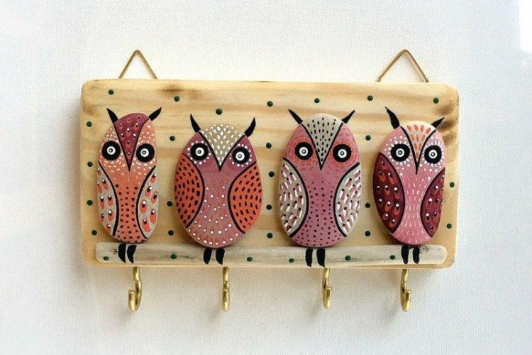 Porte-clés mural à faire soi-même pour le couloir - photo