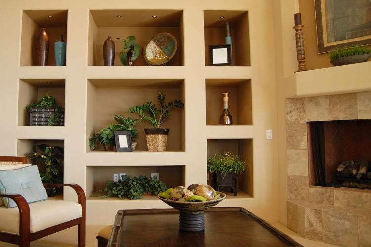 Étagères de niche - Types d'étagères murales