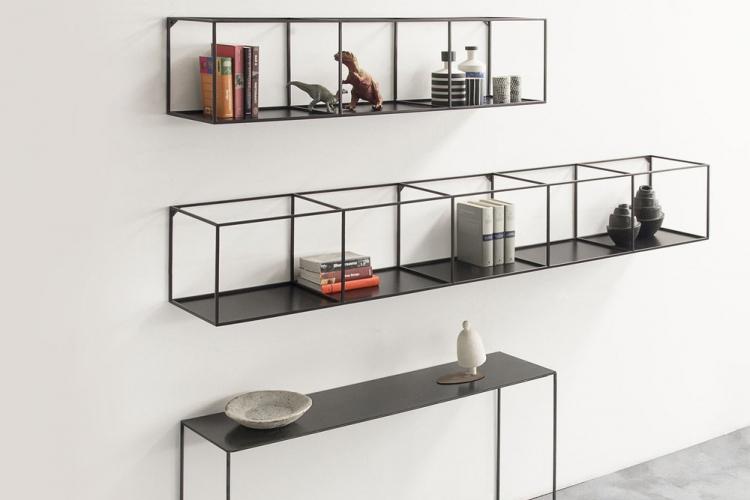 Métal - Matériaux pour étagères murales
