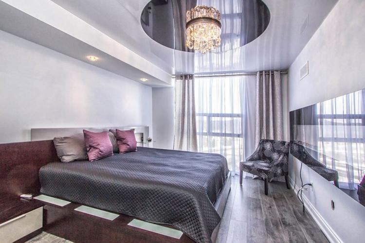 Lustres et suspensions - Eclairage et éclairage plafond tendu dans la chambre