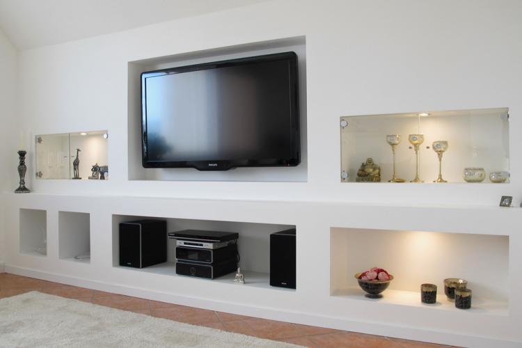 Avantages - Niche en plaques de plâtre pour TV