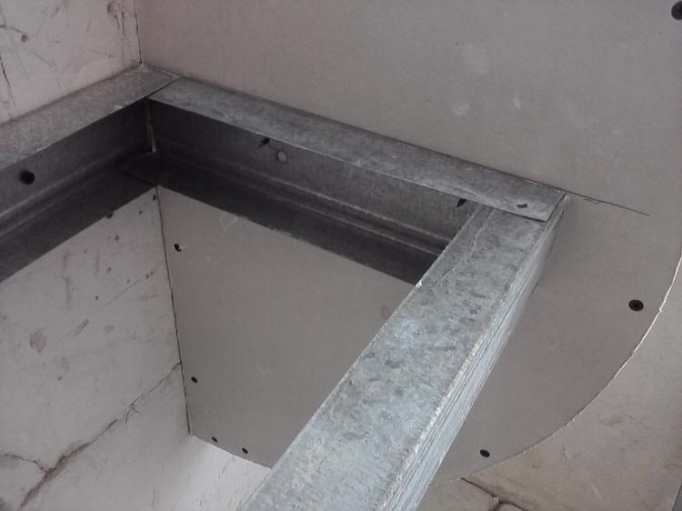 Niche de cloison sèche à faire soi-même pour la télévision